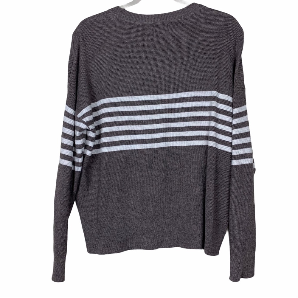 Thread & Supply Brown Striped Comfy James Top NWT - Picture 5 of 7
